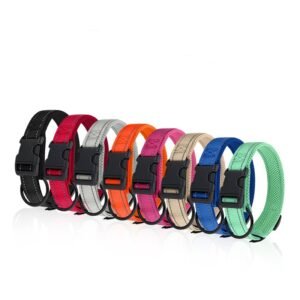 Home breathable sandwich fabric dog collar