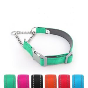 dog half chain collar