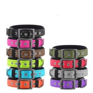 Home reflective mesh dog collar